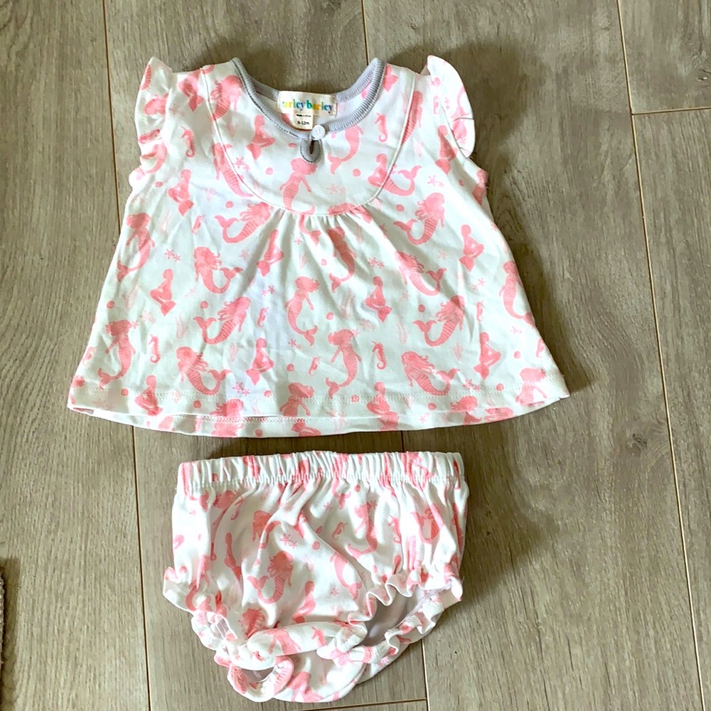 Carley barley mermaid set size 6-12 BNWOT